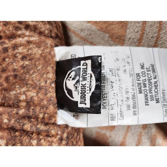 Jurassic World Dominion Plush Brown Raging T-Rex Pillow Stuffed Dinosaur Toy 22" - Picture 2 of 6